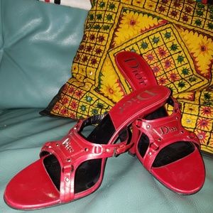 Christian Four Red Mule